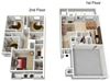 4 Bedroom 1807 Sq Ft floor plan image at Villa Contento Apartments in Scottsdale AZ